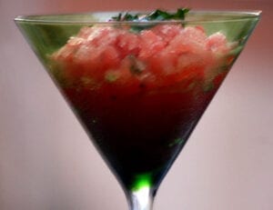 Watermelon & Peperoncini Honey Granita