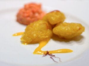 saffron baccala fritters