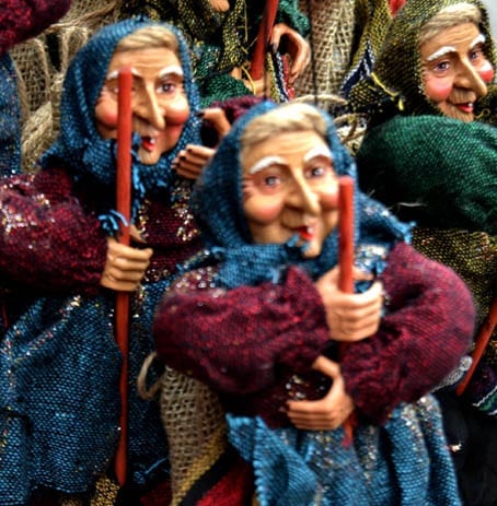 La Befana visits L'Aquila