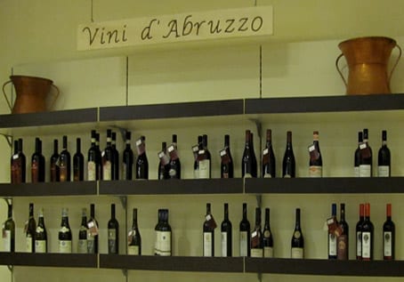 Wine Selection at Giglio Rosso