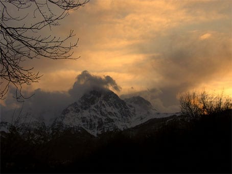 The Corno Grande Mid-Winter