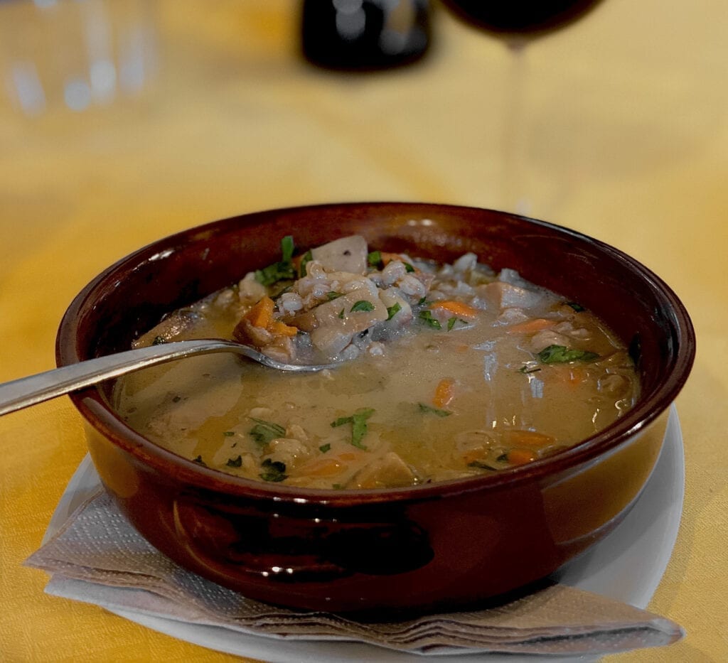 Abruzzo autumn soup