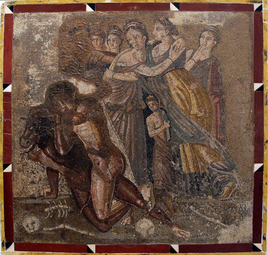 CHIETI Theseus killing the minotaur Naples Museum