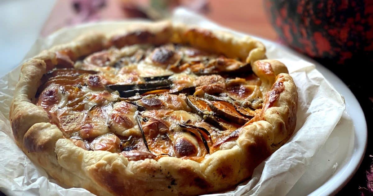 Pumpkin and Scamorza Tart