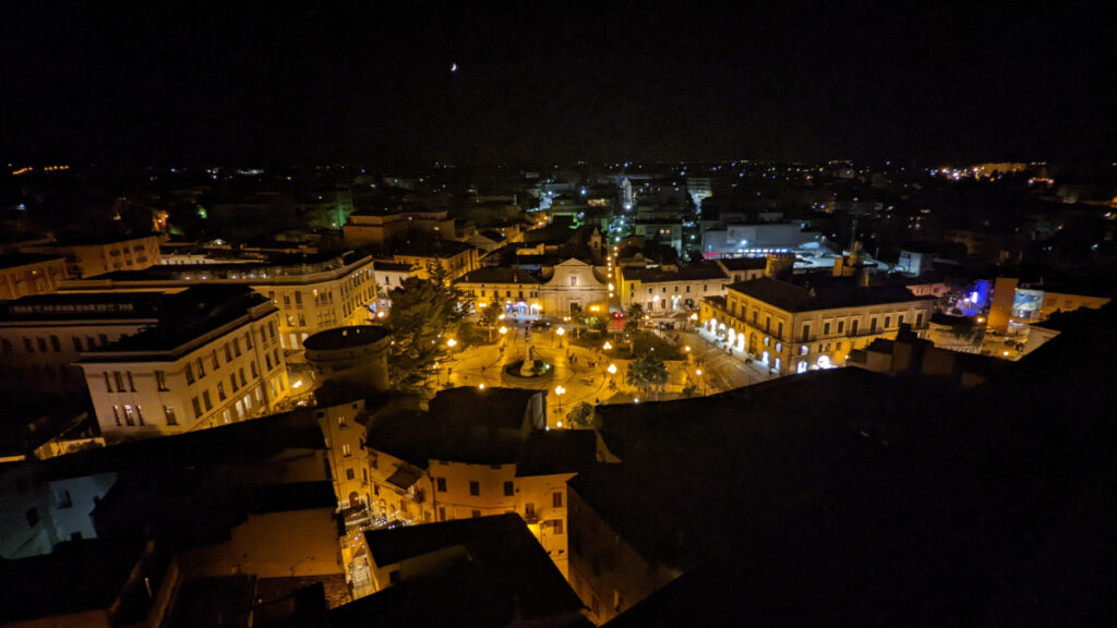 Piazza Rosetti as seen from the Santa Marria Maggiore Bell Tower