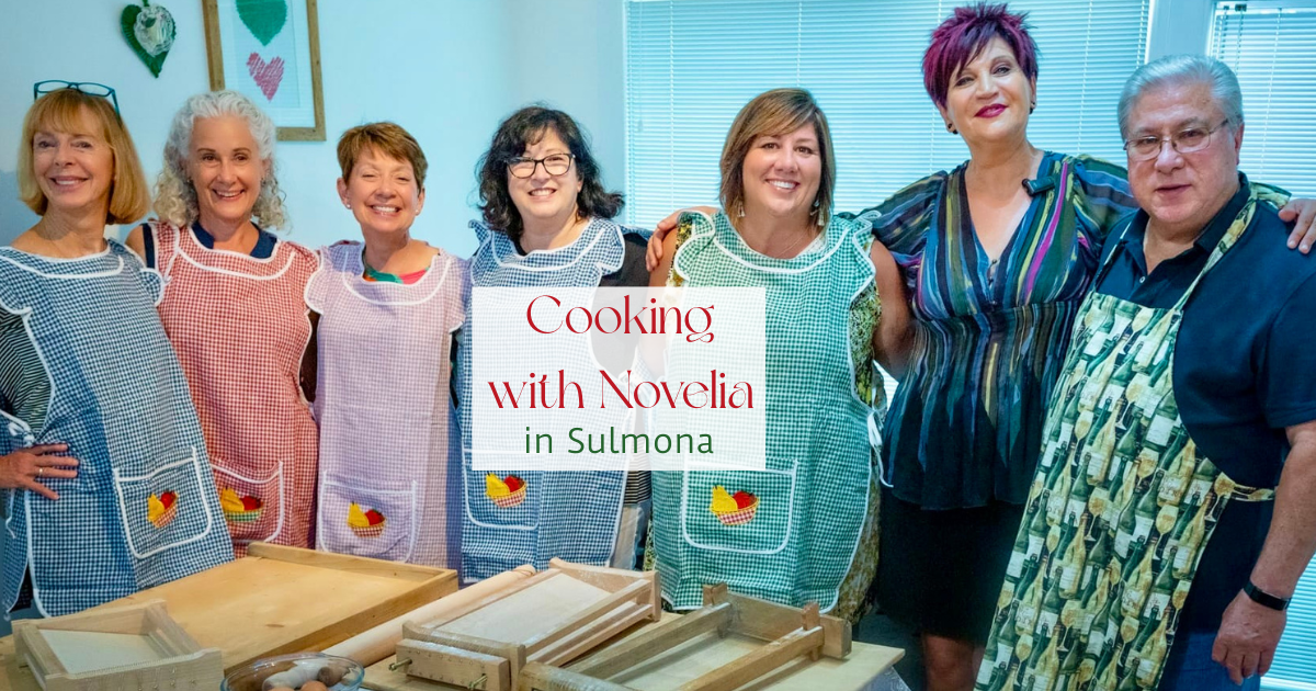 Cooking class and lunch with Novelia in Sulmona