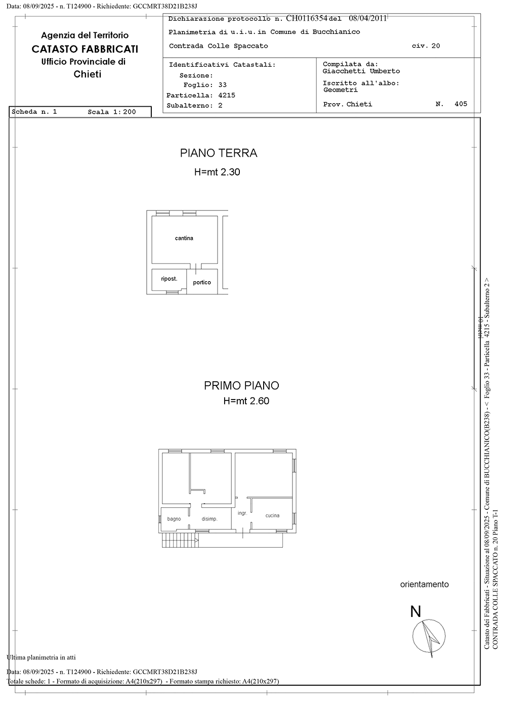 For Sale - Productive Chieti Olive Farm with Majestic Views, Near Sea & Mountains