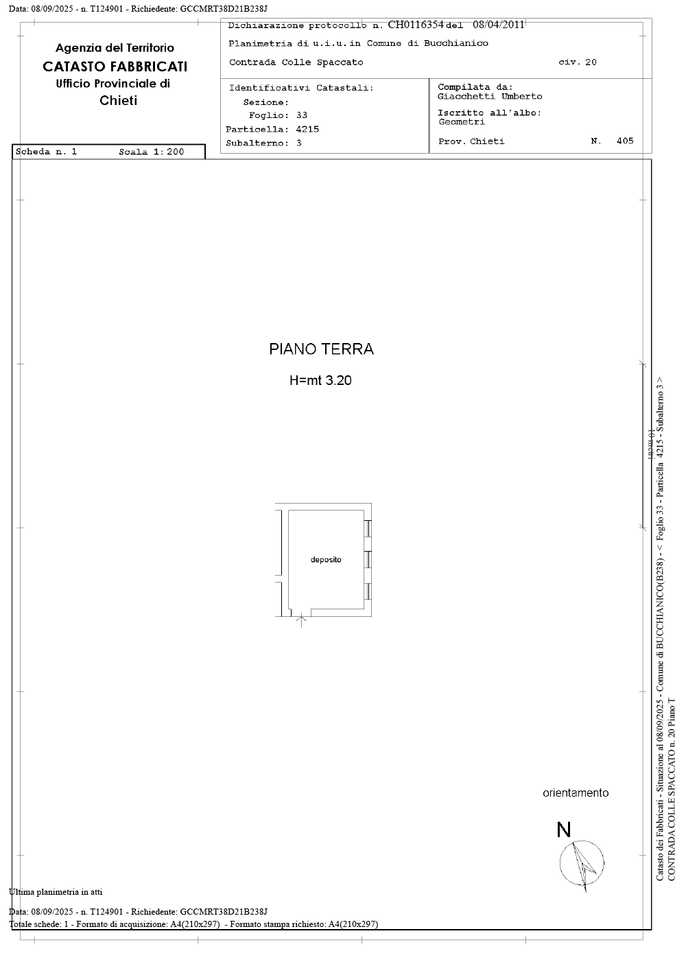 For Sale - Productive Chieti Olive Farm with Majestic Views, Near Sea & Mountains