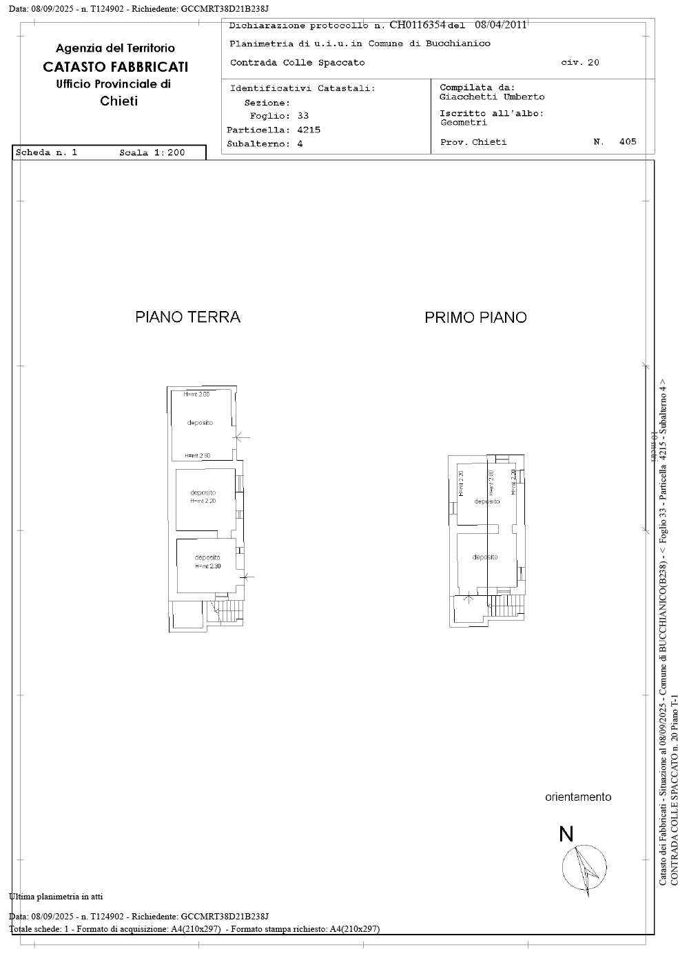 For Sale - Productive Chieti Olive Farm with Majestic Views, Near Sea & Mountains