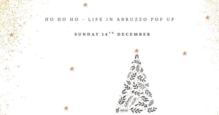 Life In Abruzzo Christmas Pop Up
