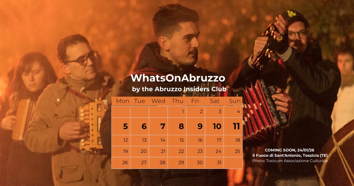 WhatsOnAbruzzo 5-11th January